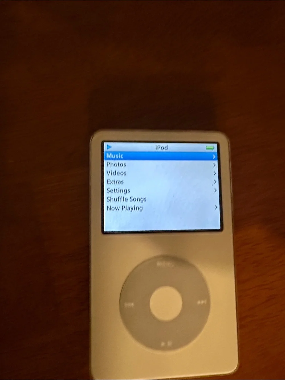 Apple White iPod Classic with Click Wheel 5th generation